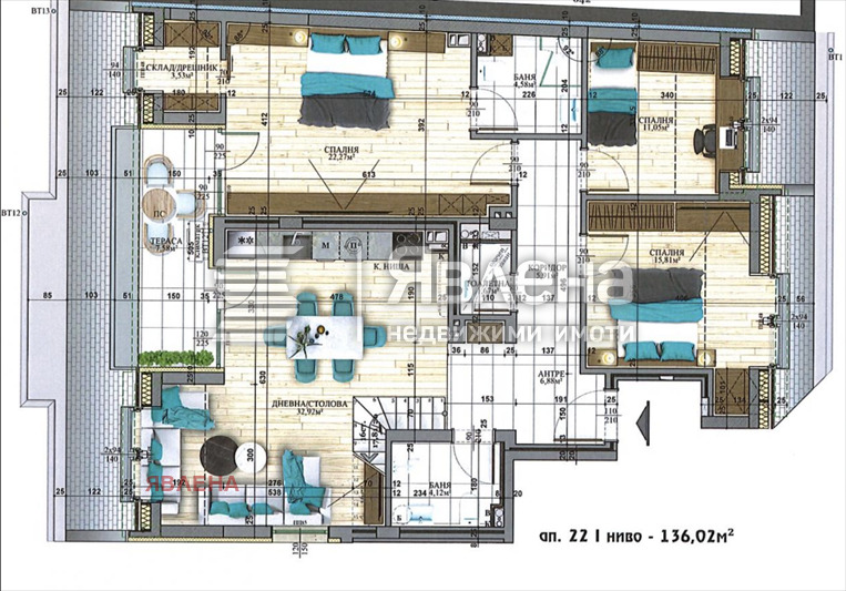 Продаја  3 спаваће собе Софија , Витоша , 161 м2 | 82102847 - слика [2]