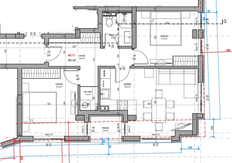 In vendita  2 camere da letto Sofia , Slatina , 86 mq | 44803777 - Immagine [3]
