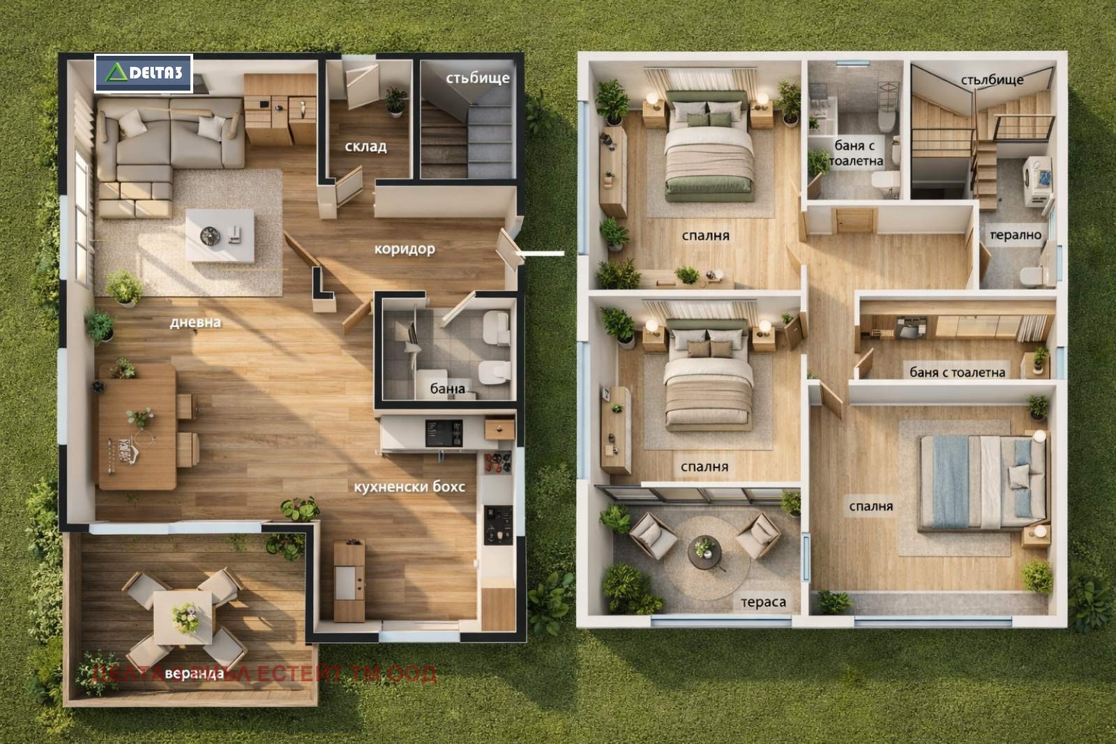 Продава КЪЩА, с. Хераково, област София област, снимка 2 - Къщи - 54975428