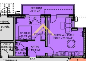 1 Schlafzimmer Ostromila, Plowdiw 4