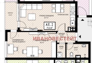 Myytävänä  1 makuuhuone Sofia , Lagera , 71 neliömetriä | 78314318 - kuva [4]