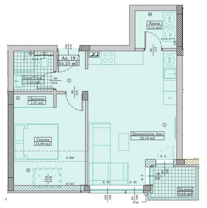 Продава 2-СТАЕН, гр. Варна, Възраждане 3, снимка 2 - Апартаменти - 53085785