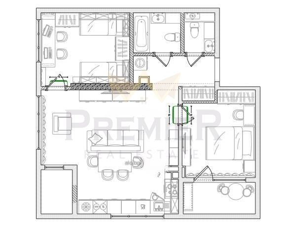 Продава 3-СТАЕН, гр. Бургас, област Бургас, снимка 2 - Апартаменти - 53411527