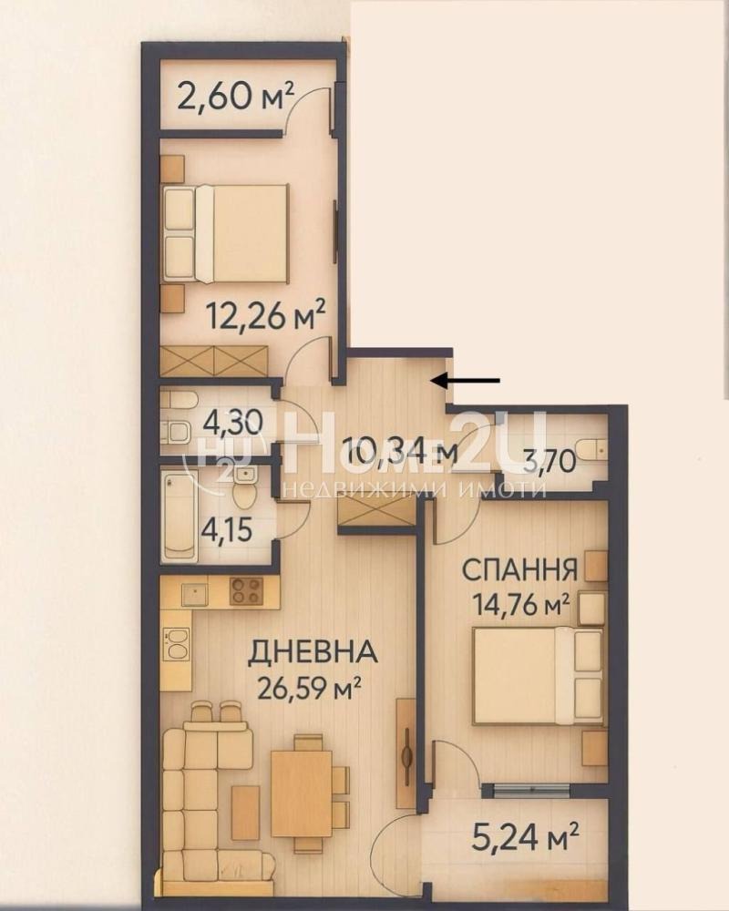 Продава 3-СТАЕН, гр. Пловдив, Каменица 2, снимка 8 - Апартаменти - 53706173