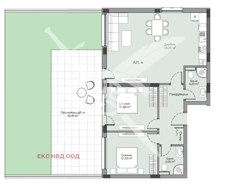Na prodej  2 ložnice Plovdiv , Christo Smirnenski , 105 m2 | 71025229