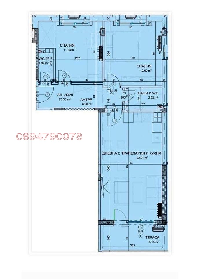 Продава 3-СТАЕН, гр. Пловдив, Христо Смирненски, снимка 7 - Aпартаменти - 47488368