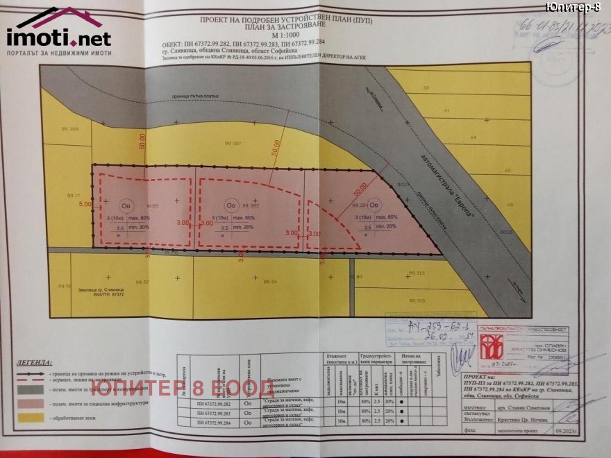 Продава ПАРЦЕЛ, гр. Сливница, област София област, снимка 5 - Парцели - 54699276