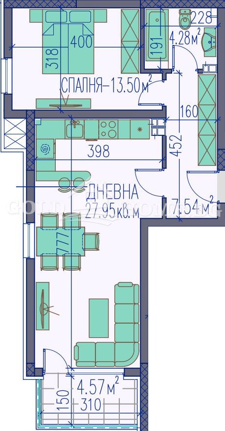 For Sale  1 bedroom Plovdiv , Kamenitsa 2 , 71 sq.m | 85144340 - image [4]