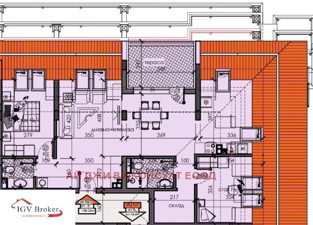 Продава 3-СТАЕН, гр. София, м-т Гърдова глава, снимка 3 - Апартаменти - 53454202