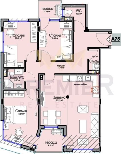 Продава  4-стаен, град Бургас, Хоризонт •  179 314 EUR • ID 44049248 — holmes.bg - [1] 