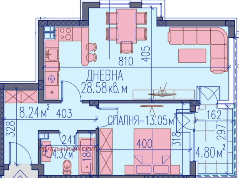 Продава 2-СТАЕН, гр. Пловдив, Център