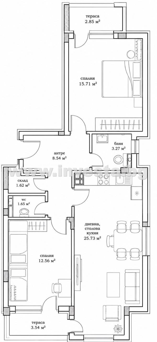 Продава 3-СТАЕН, гр. Пловдив, Остромила, снимка 10 - Апартаменти - 55442370