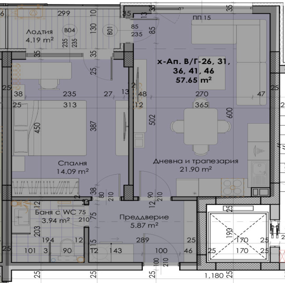Продава 2-СТАЕН, гр. Пловдив, Южен, снимка 13 - Апартаменти - 53763226