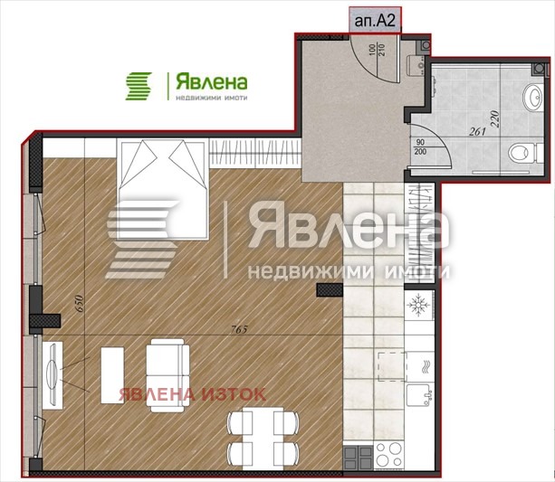 Продава 2-СТАЕН, гр. София, Кръстова вада, снимка 3 - Апартаменти - 53427554