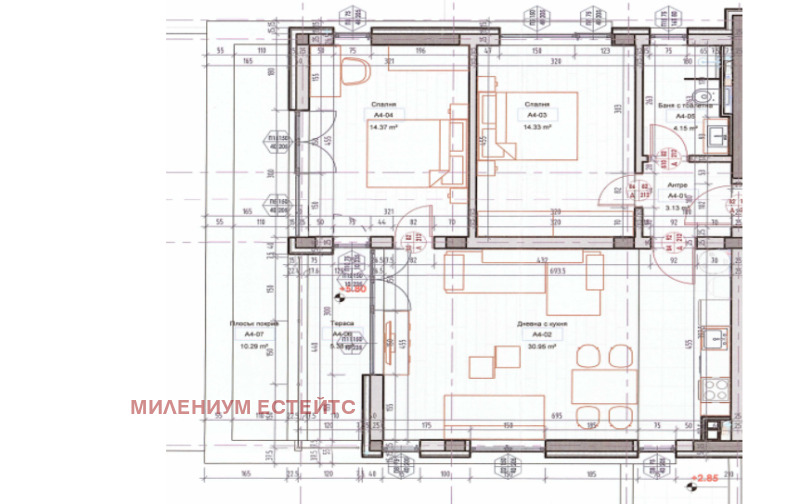 Satılık  2 yatak odası Sofia , Boyana , 120 metrekare | 90712135 - görüntü [4]