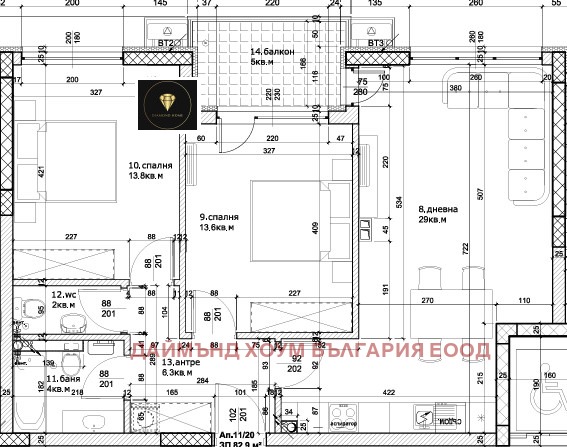 Na prodej  2 ložnice Plovdiv , Ostromila , 94 m2 | 19005706 - obraz [2]
