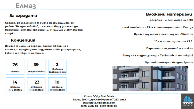 Na sprzedaż  1 sypialnia Warna , Wladislaw Warnenczik 1 , 68 mkw | 67737437 - obraz [2]
