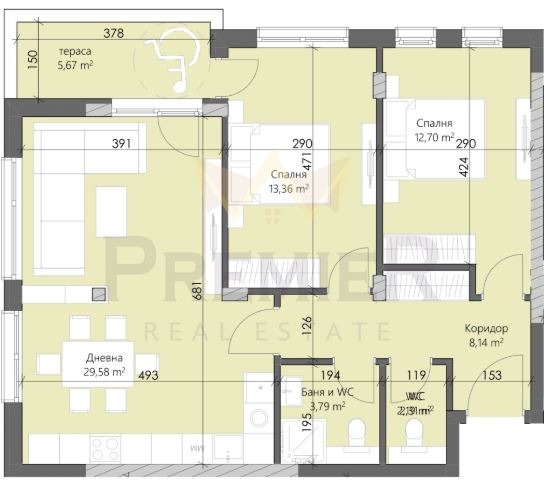 Продава 3-СТАЕН, гр. Пловдив, Кършияка, снимка 2 - Апартаменти - 54942622