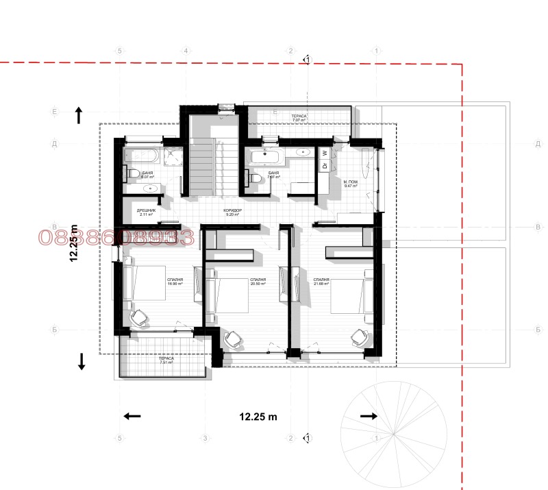 Satılık  Ev Pleven , m-t Strajata , 332 metrekare | 81562331 - görüntü [7]