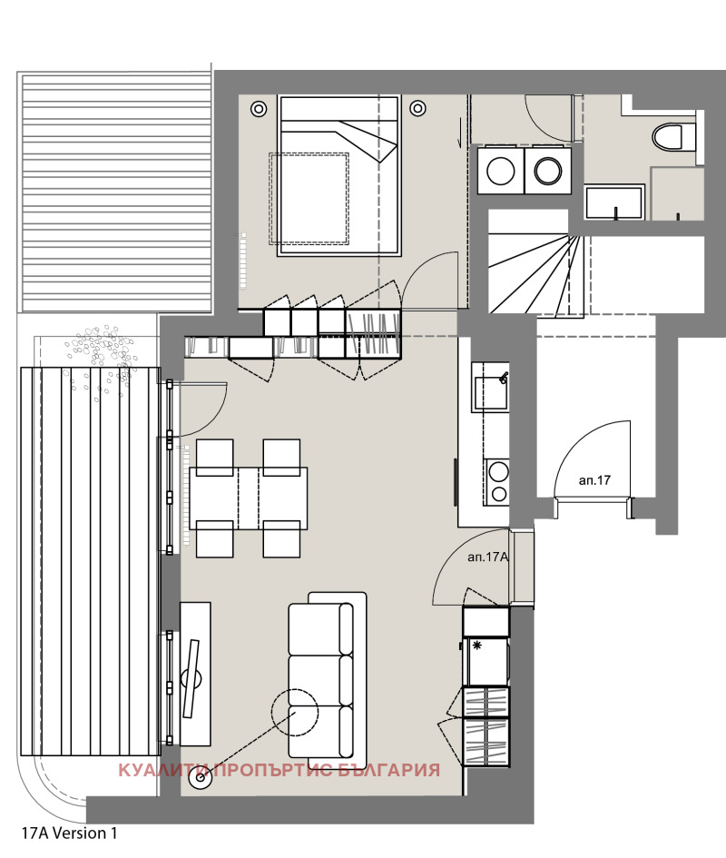 Myytävänä  1 makuuhuone Sofia , Tsentar , 54 neliömetriä | 84371350 - kuva [2]