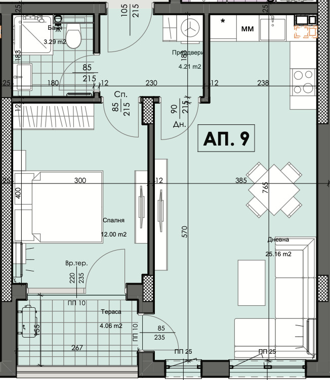 Продава 2-СТАЕН, гр. Пловдив, Кършияка, снимка 1 - Aпартаменти - 47577488