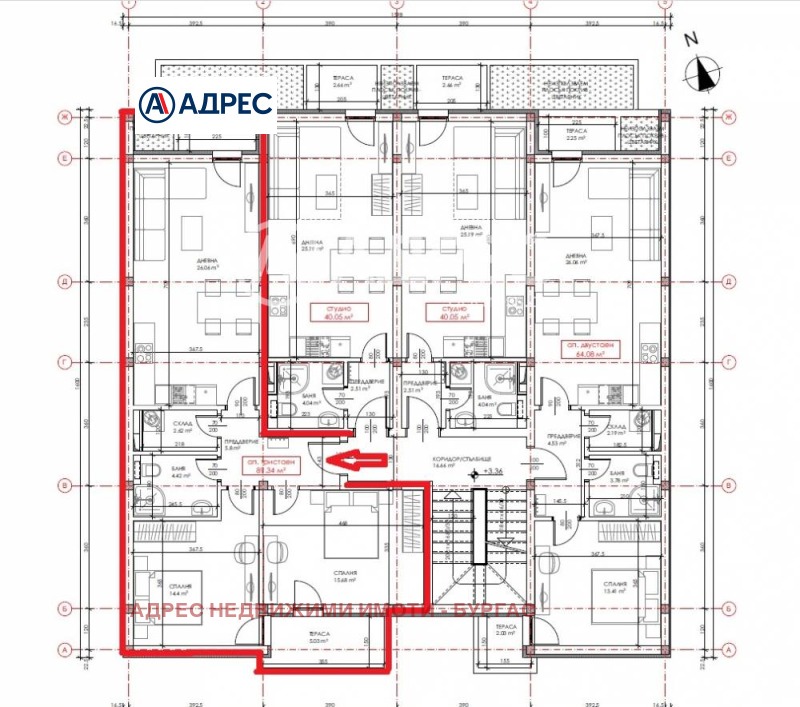 À vendre  2 chambres région Bourgas , Primorsko , 99 m² | 64274662 - image [3]