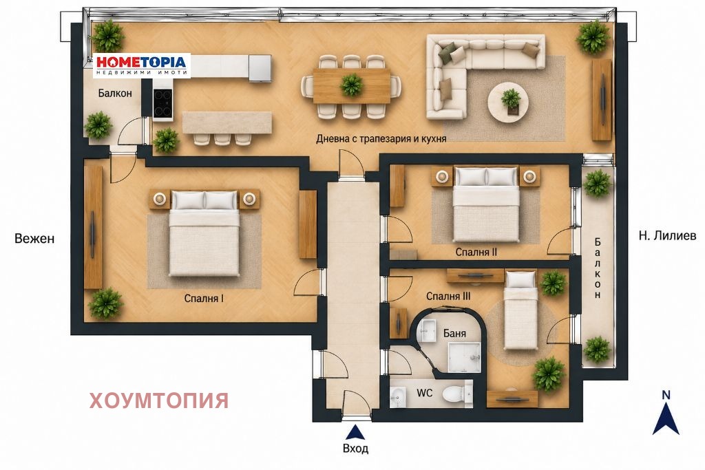 Продава 4-СТАЕН, гр. София, Лозенец, снимка 10 - Апартаменти - 56545895