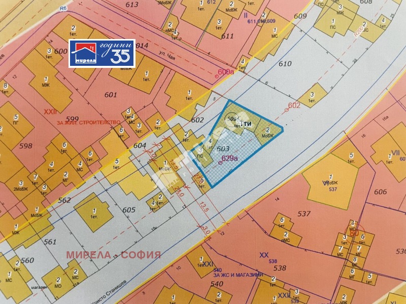 Продава ПАРЦЕЛ в град София, Орландовци - 261 кв.м / 150 000 € » 293 374.50 лв., МИРЕЛА - СОФИЯ