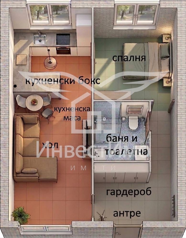 Продава 1-СТАЕН, гр. София, Люлин 7