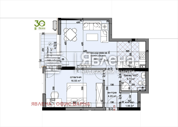 Продава 2-СТАЕН, гр. Варна, Младост 2, снимка 2 - Aпартаменти - 48182429