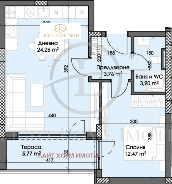 In vendita  1 camera da letto Plovdiv , Trakiia , 70 mq | 60222216 - Immagine [3]