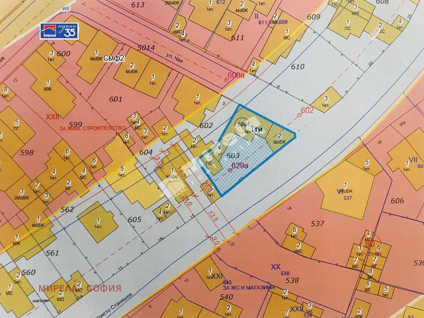 Продава ПАРЦЕЛ, гр. София, Орландовци, снимка 2 - Парцели - 54176371