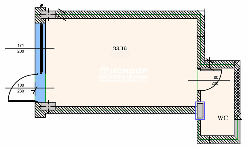 For Sale  Office Plovdiv , Tsentar , 25 sq.m | 37267809 - image [2]