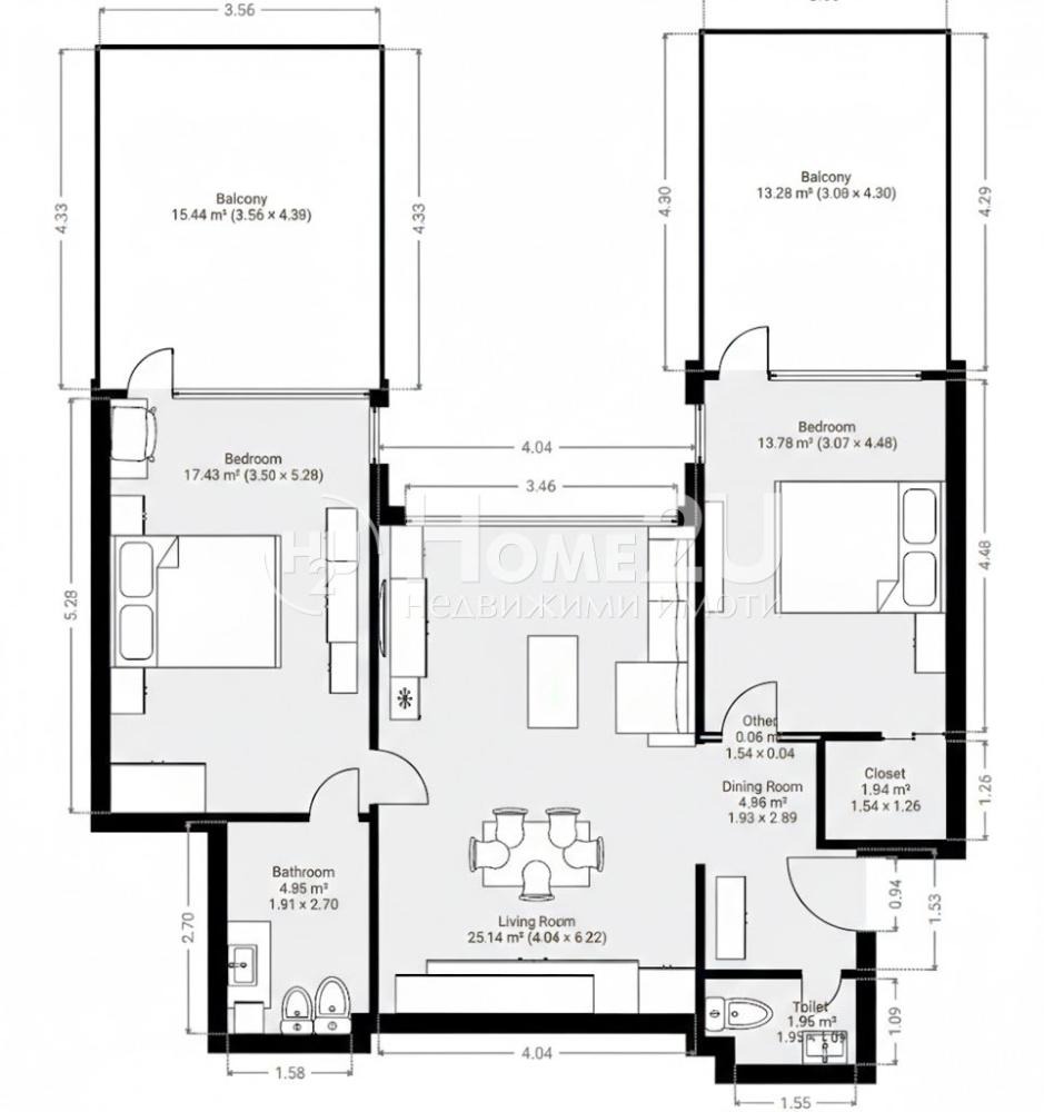 Продава 3-СТАЕН, гр. Варна, м-т Ален мак, снимка 14 - Апартаменти - 54080885