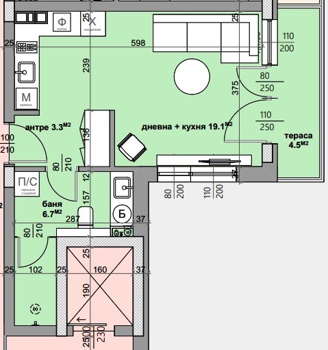 Продается  Студия Стара Загора , Железник - изток , 47 кв.м | 55758262 - изображение [3]