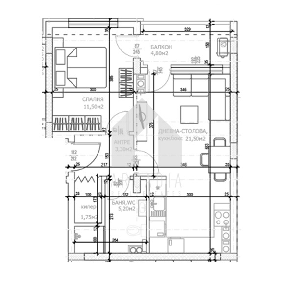 Продава 2-СТАЕН, гр. Пловдив, Тракия, снимка 2 - Апартаменти - 54713067