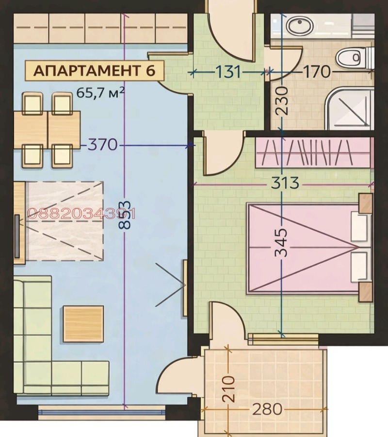 Продава 2-СТАЕН, гр. София, Манастирски ливади