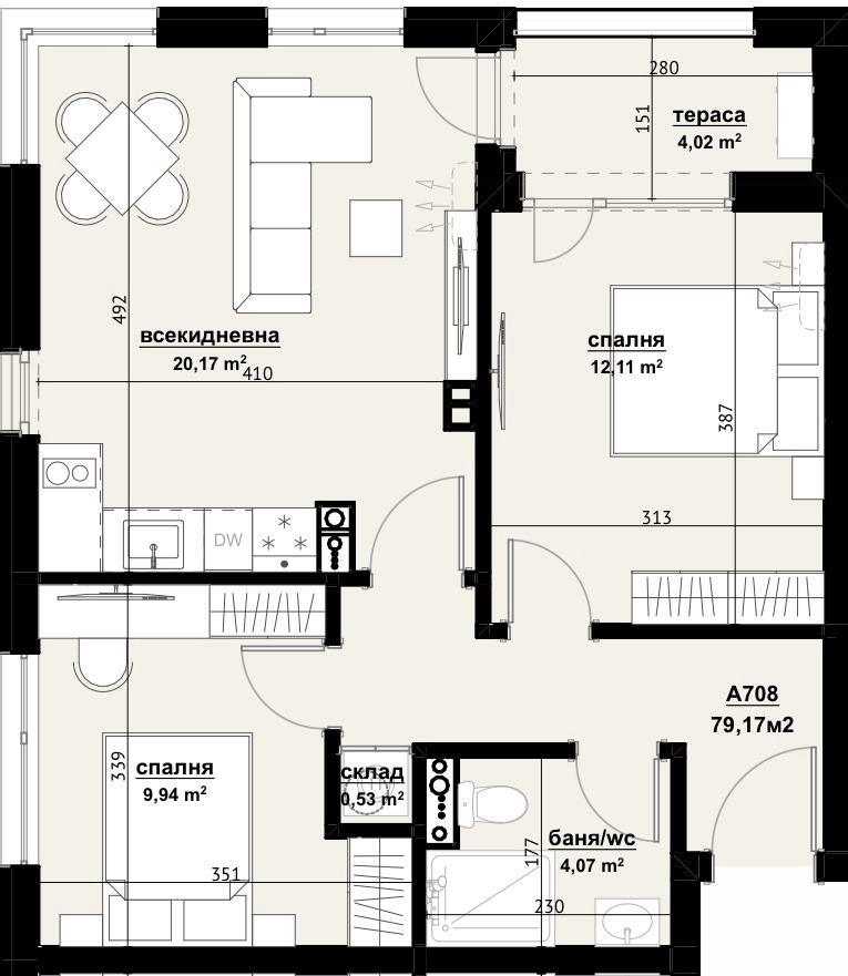 Продава 3-СТАЕН, град Бургас, Хоризонт • 113000 € • 85711430 — Holmes.bg