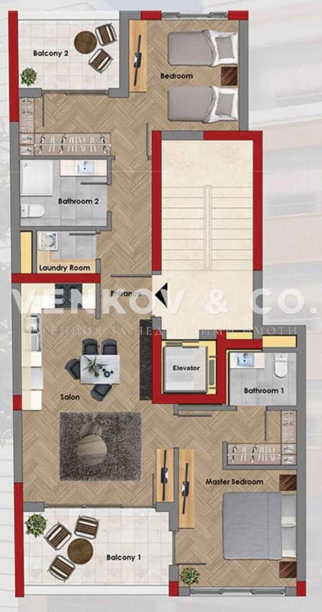 For Sale  2 bedroom Sofia , Serdika , 120 sq.m | 50566233 - image [2]