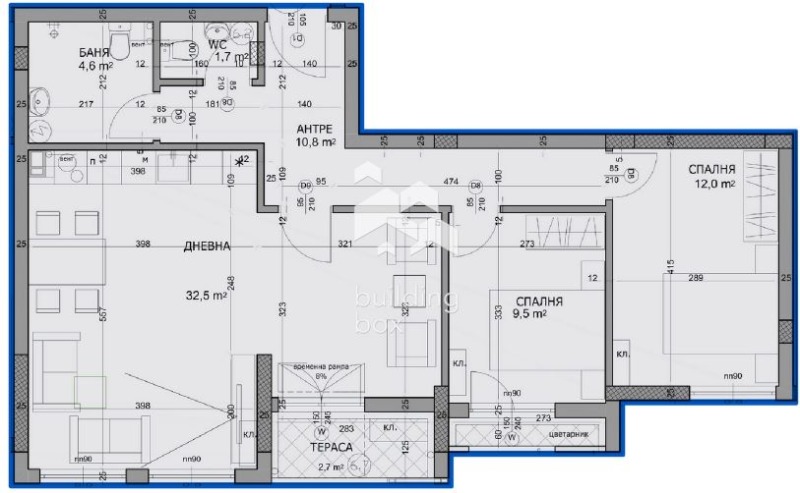 Продава 3-СТАЕН, гр. Пловдив, Христо Смирненски, снимка 2 - Апартаменти - 53530938
