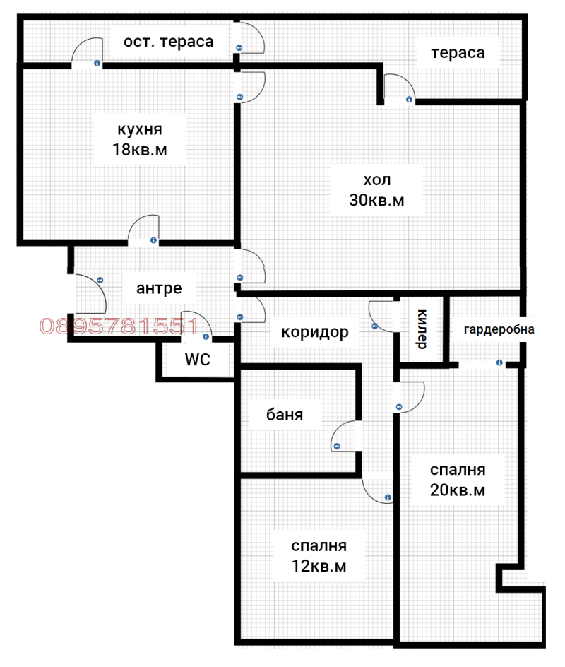Продава 4-СТАЕН, гр. Русе, Център, снимка 2 - Апартаменти - 52779549