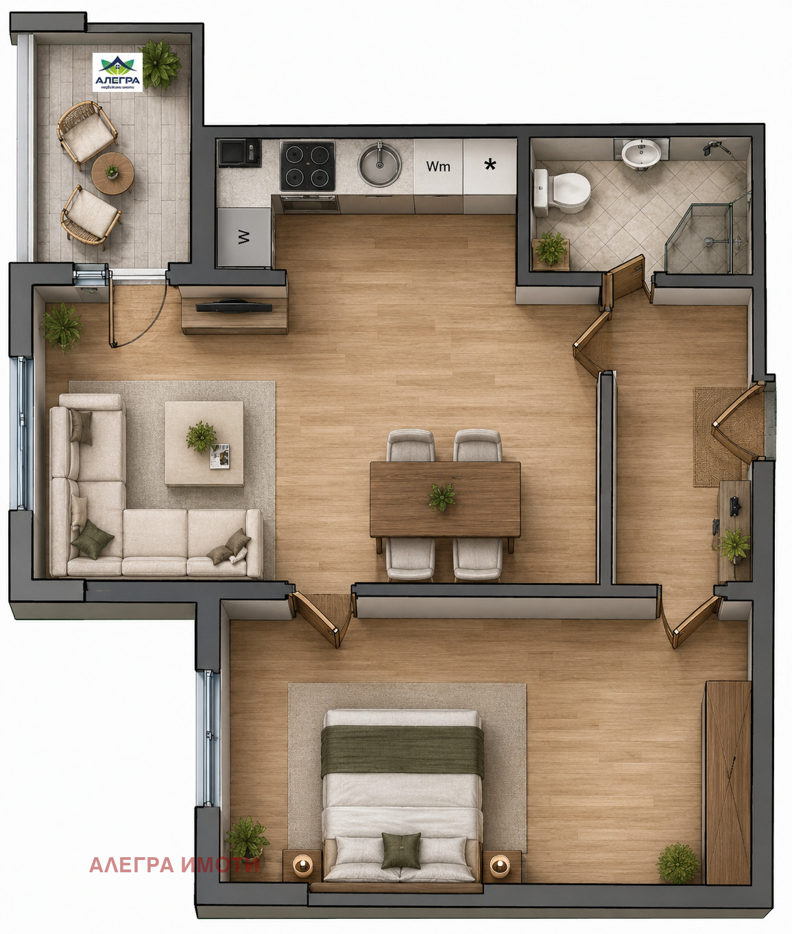 Продава 2-СТАЕН, гр. Пазарджик, Център, снимка 1 - Апартаменти - 55613603