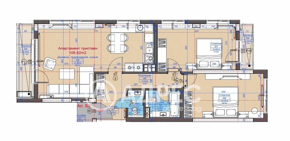 Продава 3-СТАЕН, гр. София, Бояна, снимка 3 - Апартаменти - 53227998