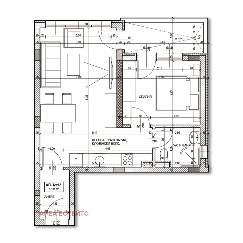 Продава 2-СТАЕН, гр. Поморие, област Бургас, снимка 4 - Апартаменти - 52990813