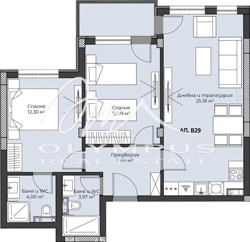 Продава  3-стаен град Пловдив , Христо Смирненски , 101 кв.м | 16300132 - изображение [2]