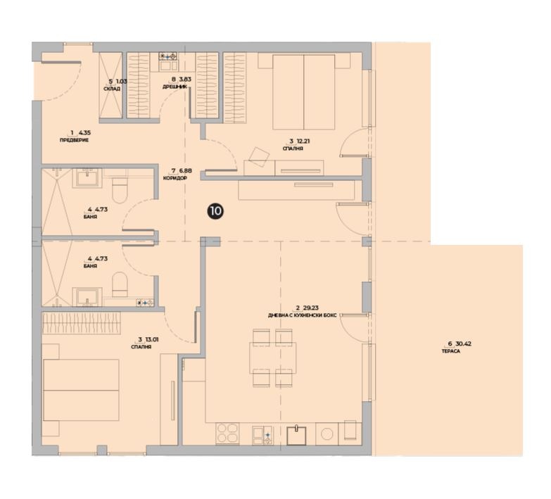 À vendre  2 chambres Sofia , Malinova dolina , 155 m² | 60030016