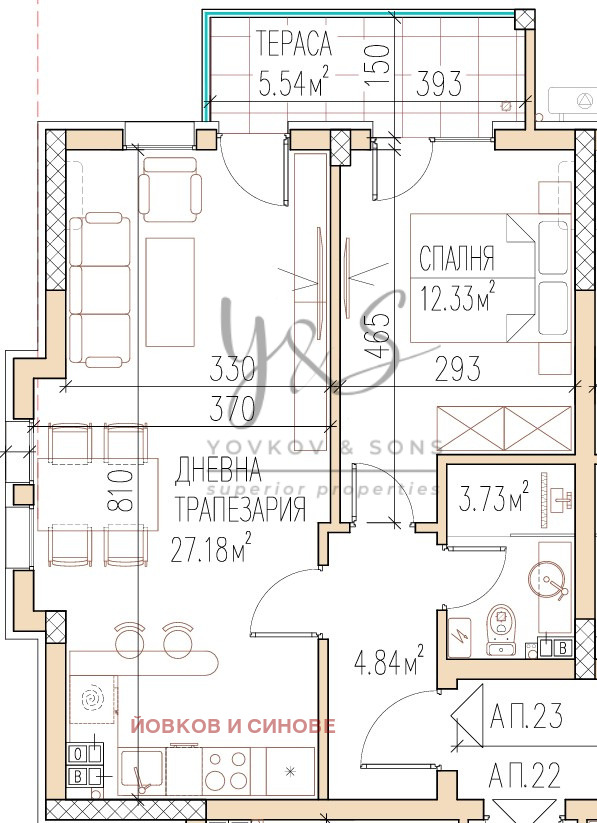 Zu verkaufen  1 Schlafzimmer Plowdiw , Ostromila , 71 qm | 22027853 - Bild [2]