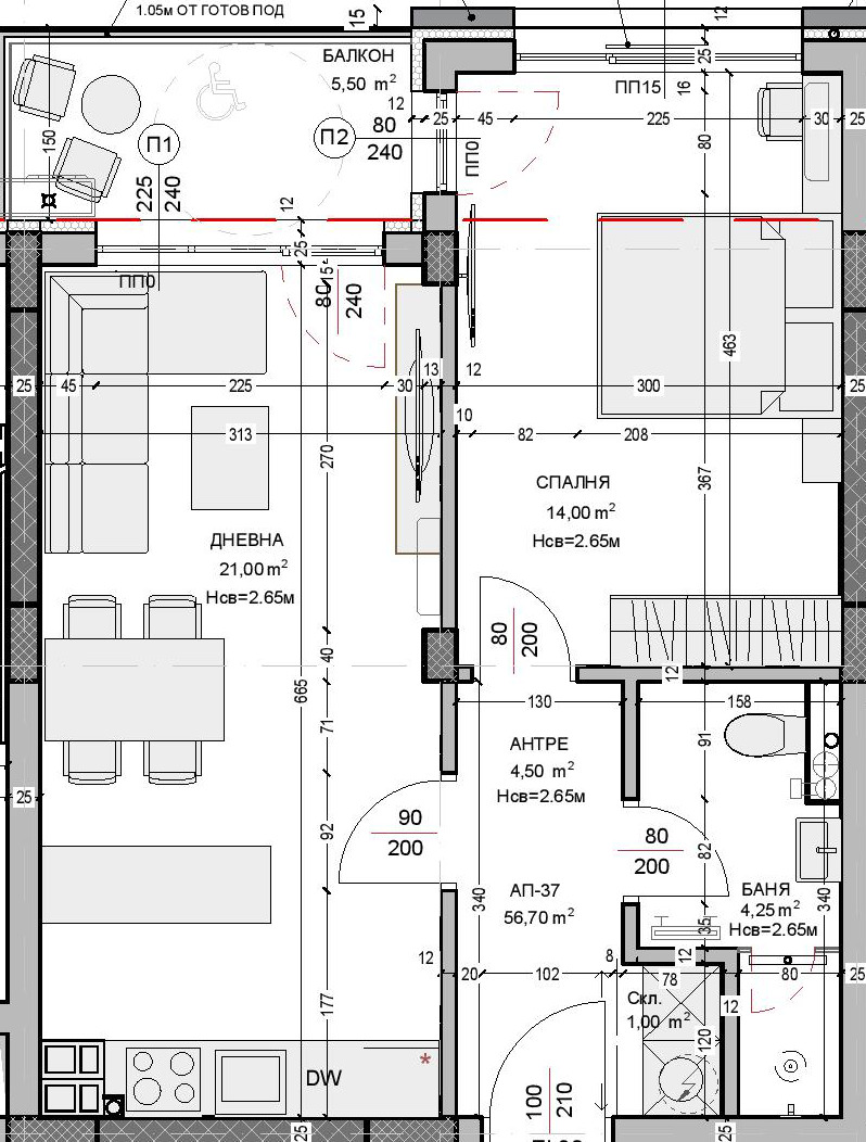 Продава 2-СТАЕН, гр. Пловдив, Остромила, снимка 2 - Апартаменти - 52359885