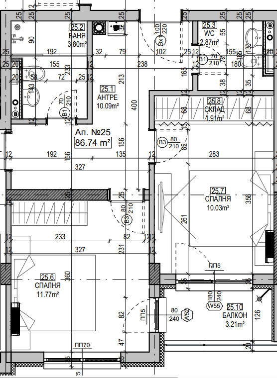 Продава 3-СТАЕН, гр. София, Манастирски ливади, снимка 2 - Апартаменти - 53176076