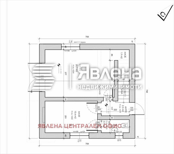 Продава КЪЩА, гр. София, с. Владая, снимка 5 - Къщи - 54115314